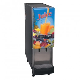 Bunn 37900.0008 JDF-2S 2 Flavor Cold Beverage Juice Dispenser with Lit Door, 120V