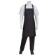 Chef Works F35-BLK0 Cross-Back Bib Apron Black