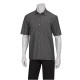 Chef Works SKS003BLK2XL Detroit Short-Sleeve Denim Shirt Striped Black 2XL