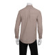 Chef Works SLMCH005ECR2XL Mens Chambray Shirt Ecru 2XL