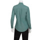 Chef Works SLWCH002GRM2XL Women's Chambray Shirt Green Mist 2XL