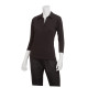 Chef Works TSWOBLKXS Women's Definity Knit Shirt Black XS