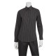 Chef Works W300CDA2XL Women's Dress Shirt Onyx 2XL