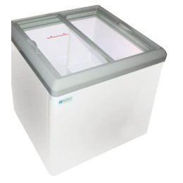 Excellence HB-7HCD Dual Temp Display Cabinet Cooler/Freezer Sliding Flat Lid 7 cu ft