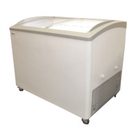 Excellence VB-4HC Curved Lid Display Freezer, 11.5 cu ft