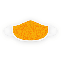 Gold Medal 6666 Orange & Yellow Fun Foods Face Covering