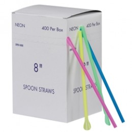 Gold Medal 1120M Neon Spoon Straws 800/CS