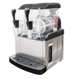 Crathco SP2 LED UV Series  Frozen Granita / Ice Cream Dispenser with 2 - 1.3 Gallon Bowls