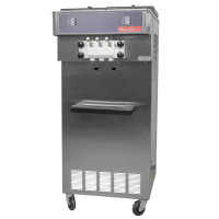 SaniServ 522 floor model twist soft serve ice cream / yogurt machine with AccuFreeze control